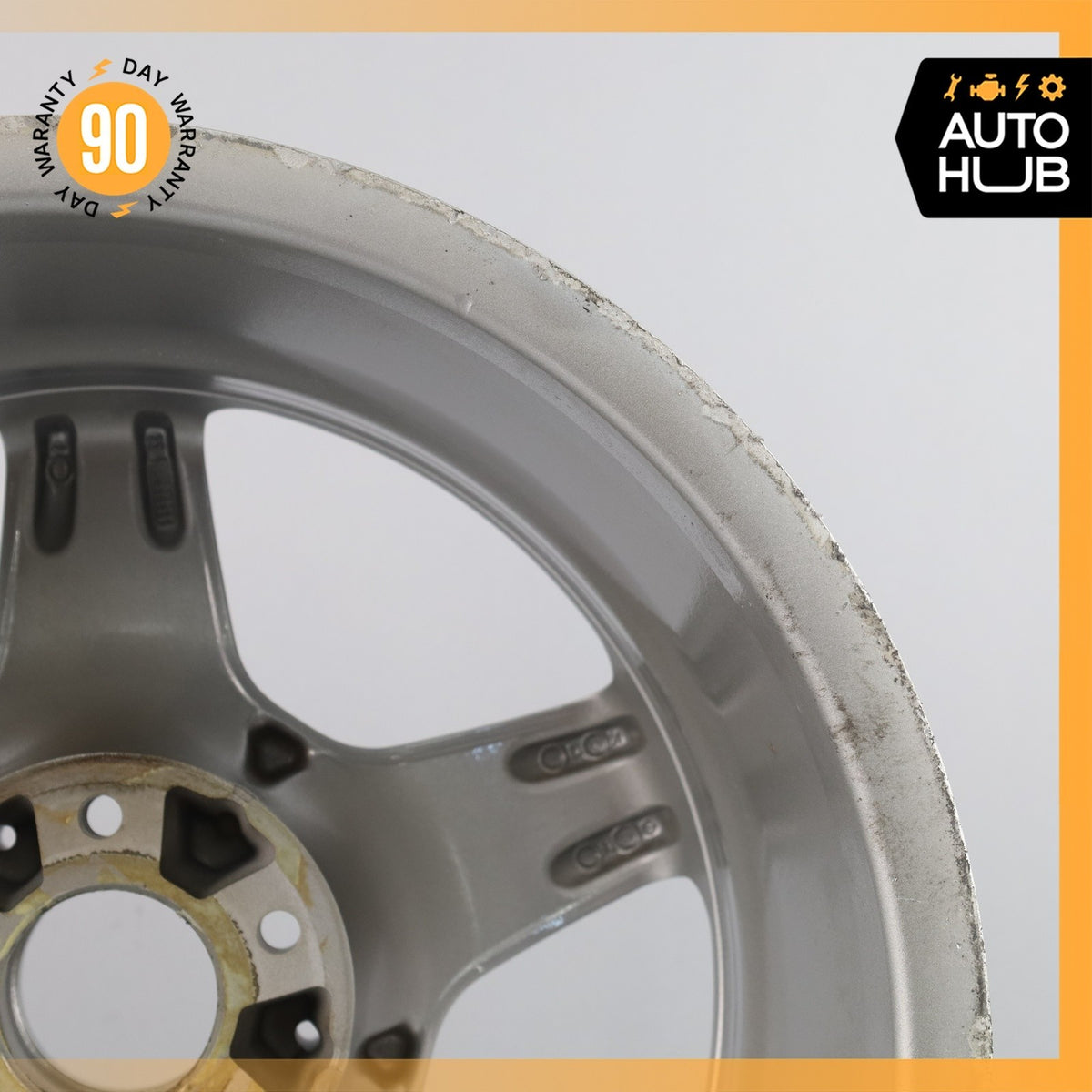 Mercedes W208 CLK430 SLK320 7.5 x 17 17" Front Wheel Rim Chrome 1704011302 OEM - photo 12