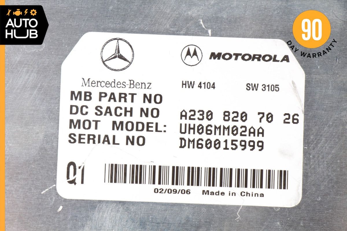 06-12 Mercedes R230 SL600 E350 Communication Control Module 2308207026 OEM 75k - photo 7
