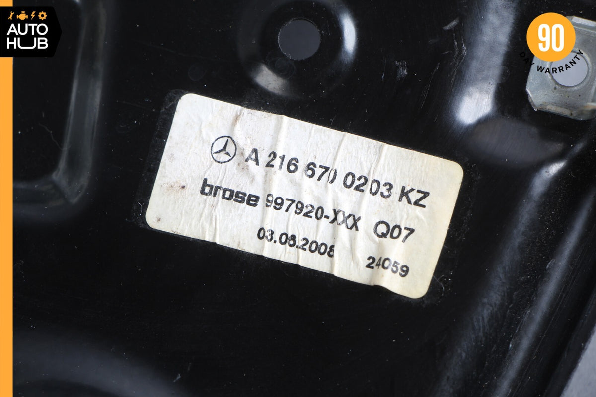 07-14 Mercedes W216 CL550 CL600 CL63 AMG Rear Right Window Regulator Motor OEM - photo 11
