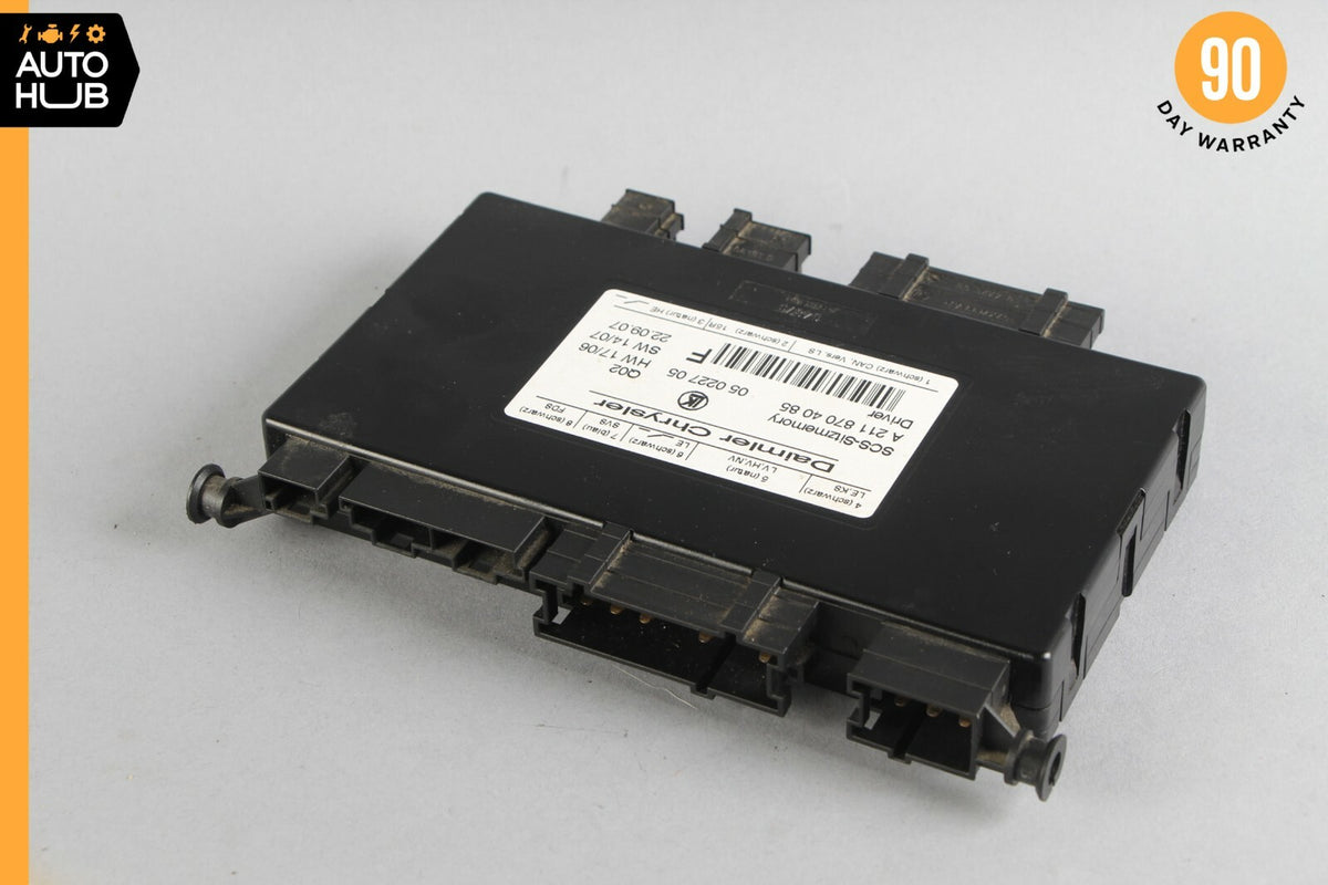 03-12 Mercedes X164 GL450 E320 Seat Control Module Front Left 2118704085 OEM - photo 2
