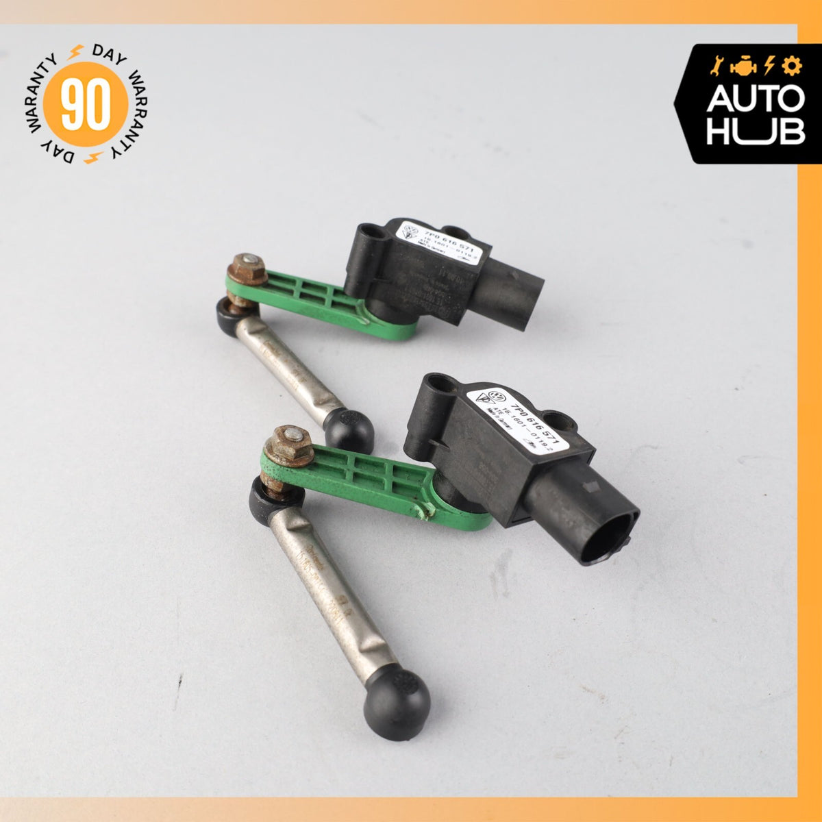 Porsche Cayenne Hybrid S Rear Left & Right Height Level Sensor Set OEM - photo 5