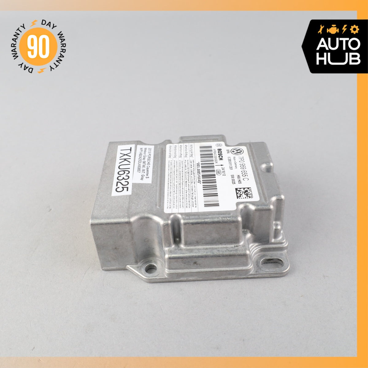 11-14 Porsche Cayenne 958 S Airbag Air Bag Sensor SRS Control Module OEM - photo 2
