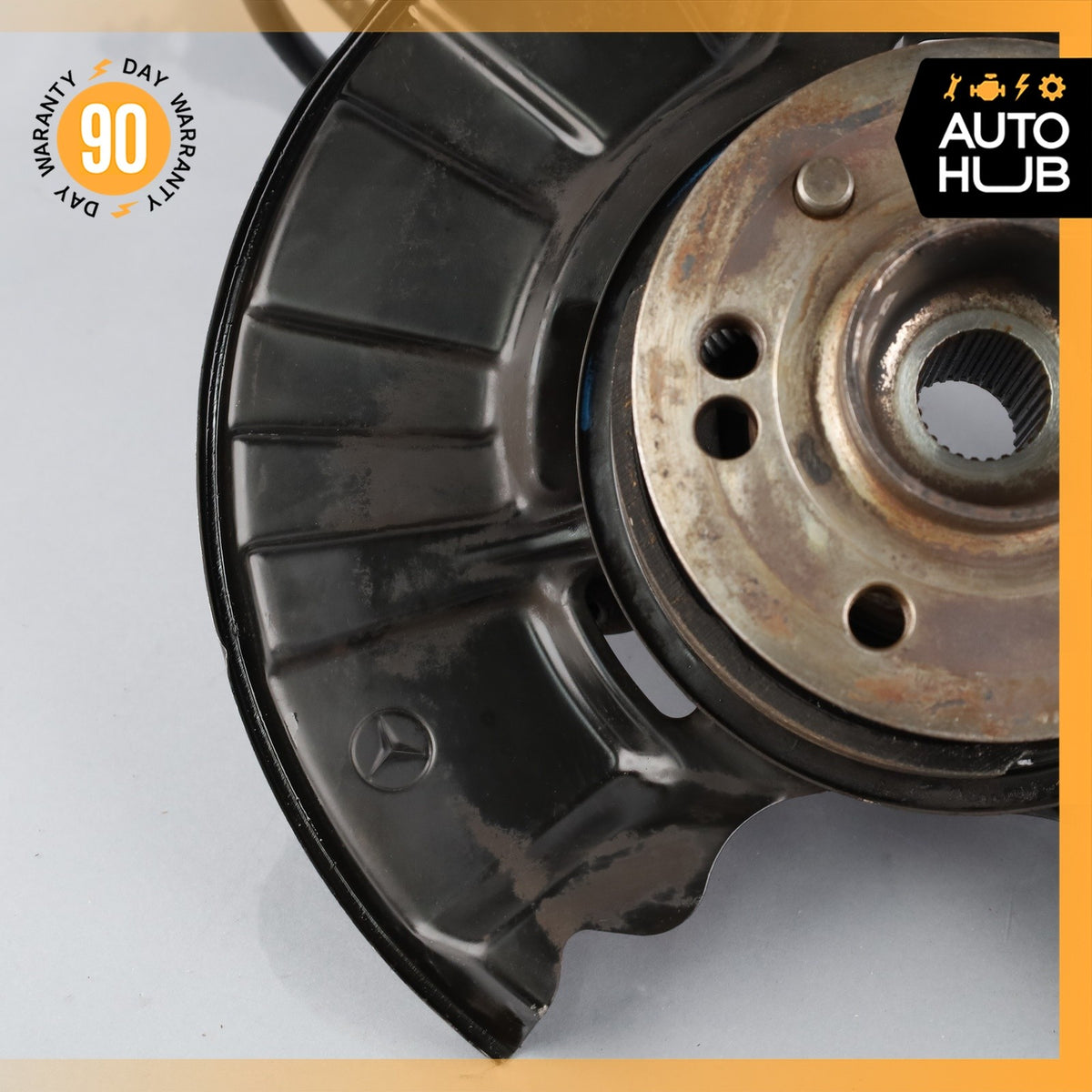 92-99 Mercedes W140 CL600 S500 Rear Right Side Spindle Knuckle Hub OEM 63k - photo 5