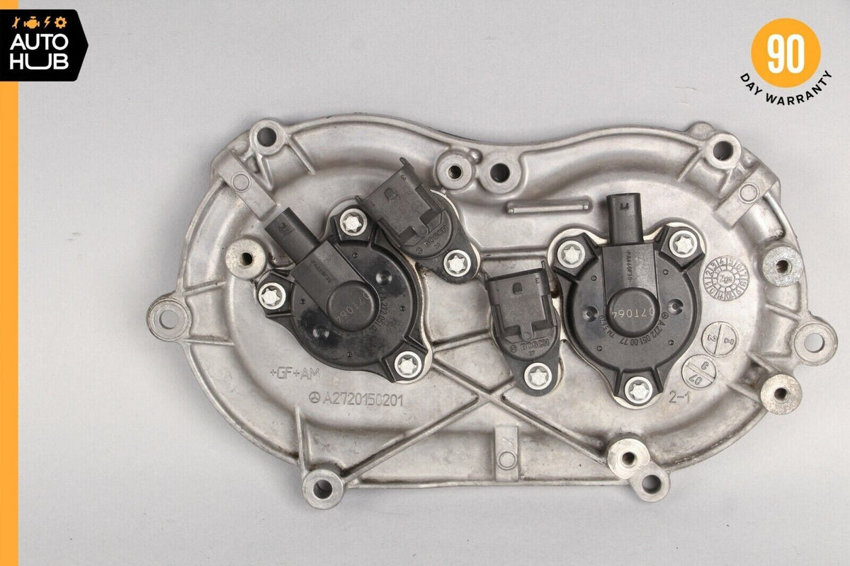 Mercedes W221 S550 E350 Front Left Side Engine Timing Chain Cover Plate OEM - photo 4