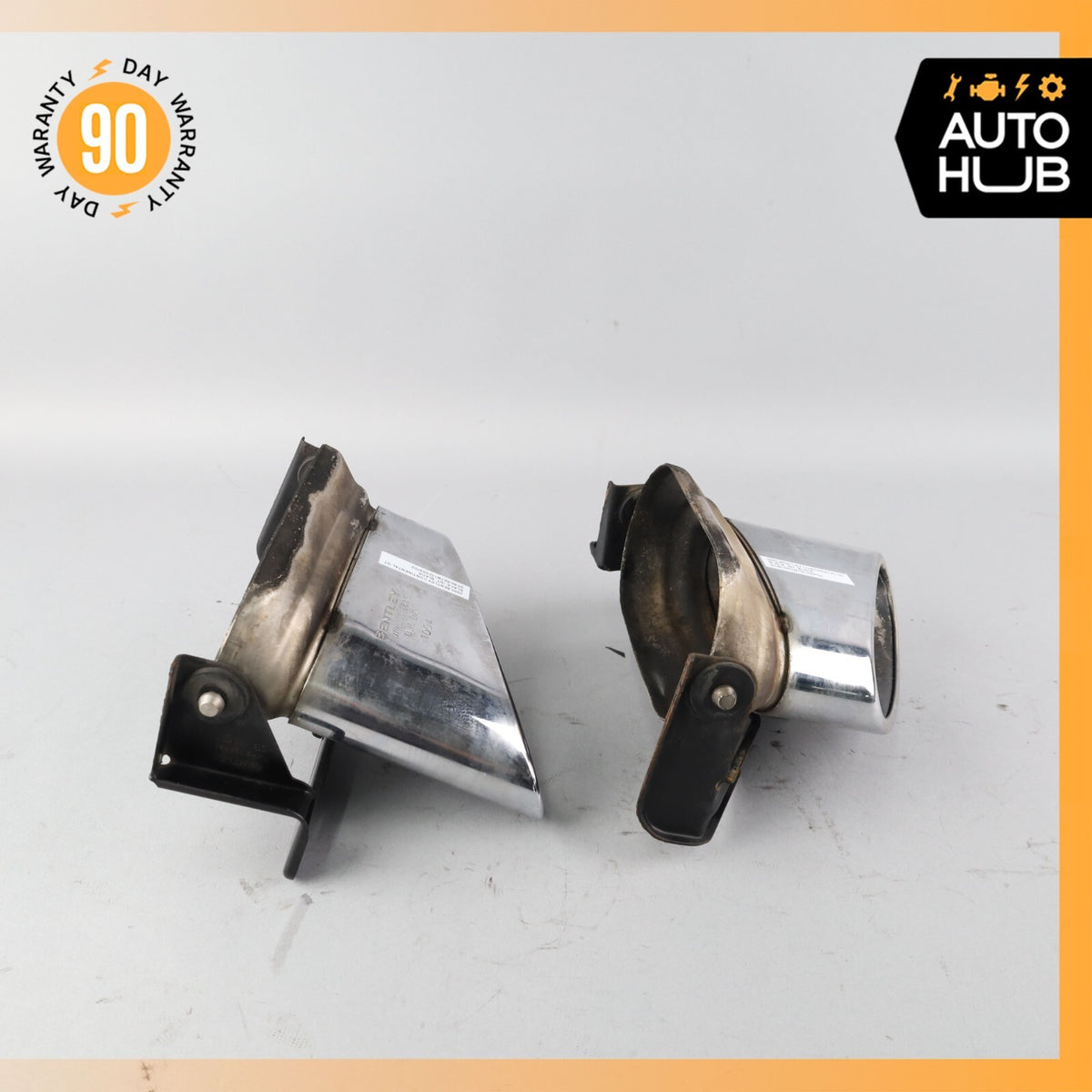 Bentley Continental GT GTC Exhaust Muffler Tips Left and Right Set OEM - photo 8