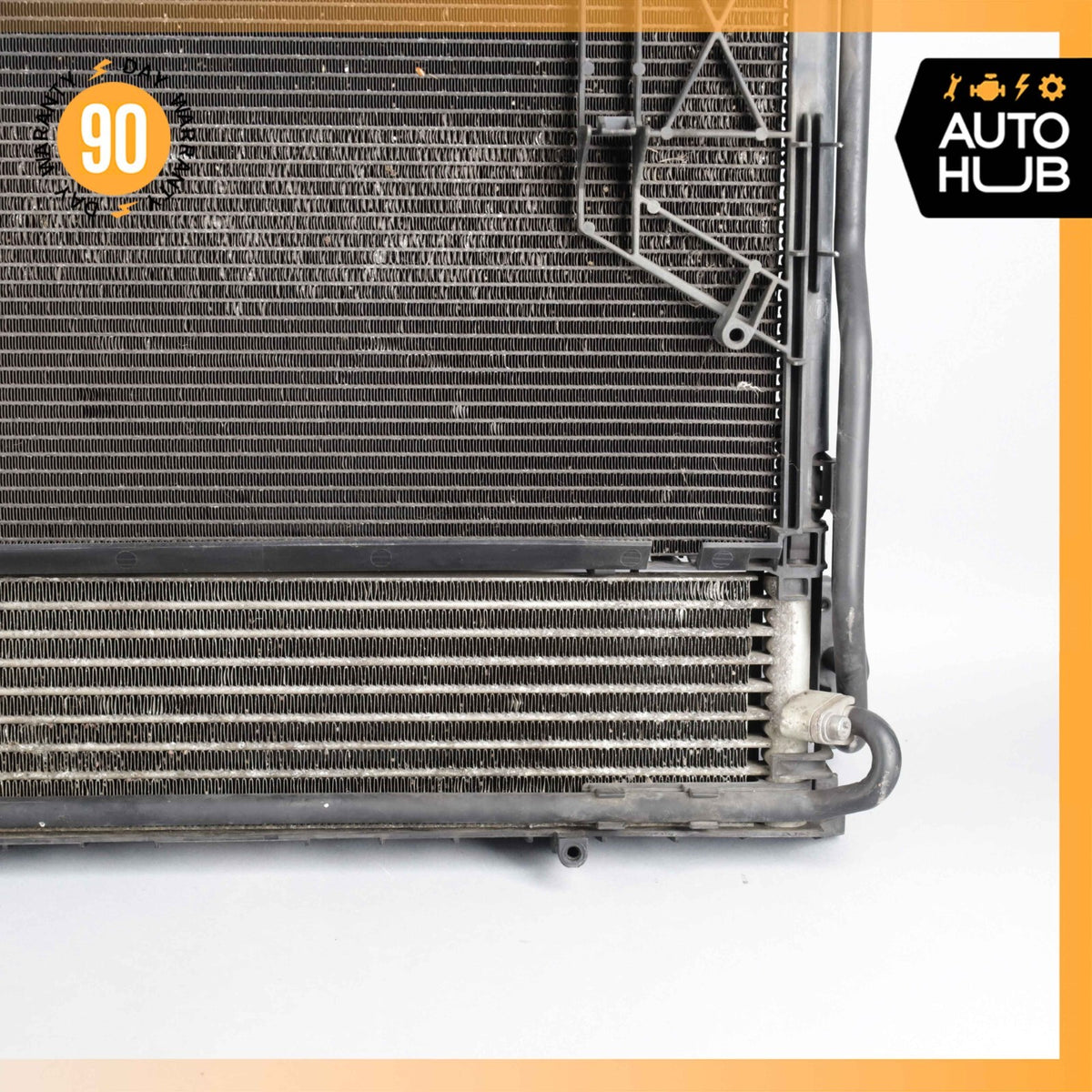 Porsche Cayenne 958 Turbo S AC A/C Condenser Transmission Cooler Radiator OEM - photo 14