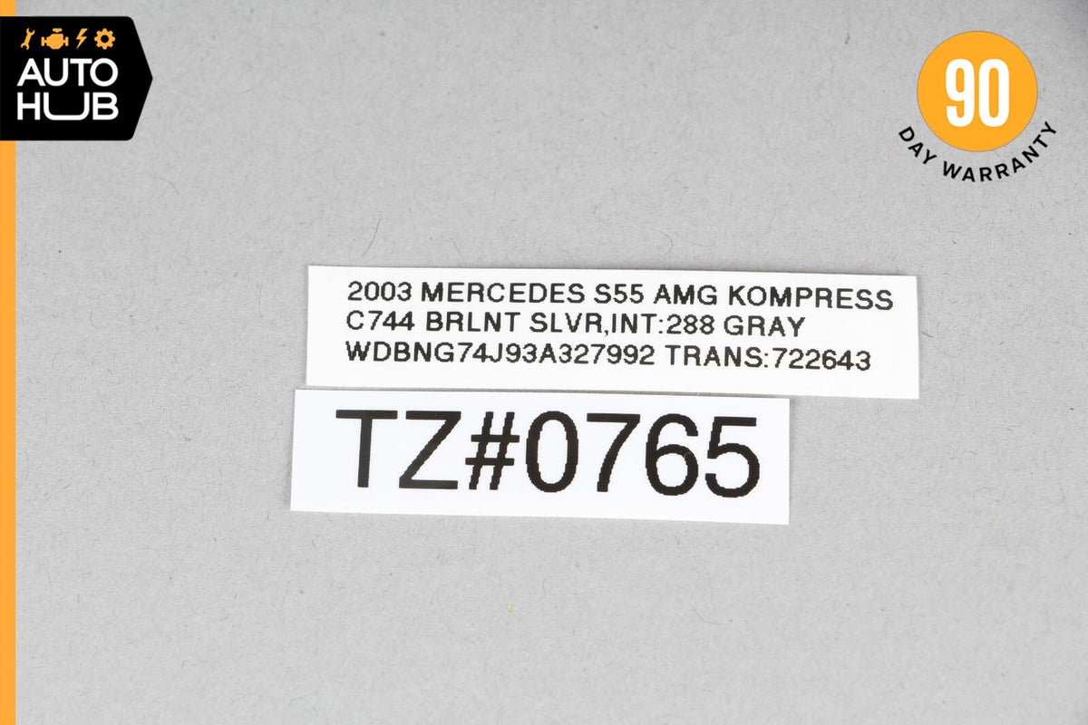00-06 Mercedes W220 S55 AMG S500 CL500 A/C Heater Climate Control Wood Trim OEM - photo 12
