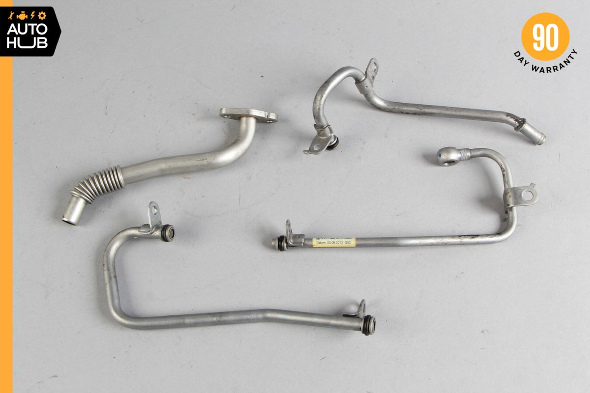 Mercedes R172 SLK250 C250 Engine Motor Charger Coolant Hose Line Pipe Set OEM - photo 1