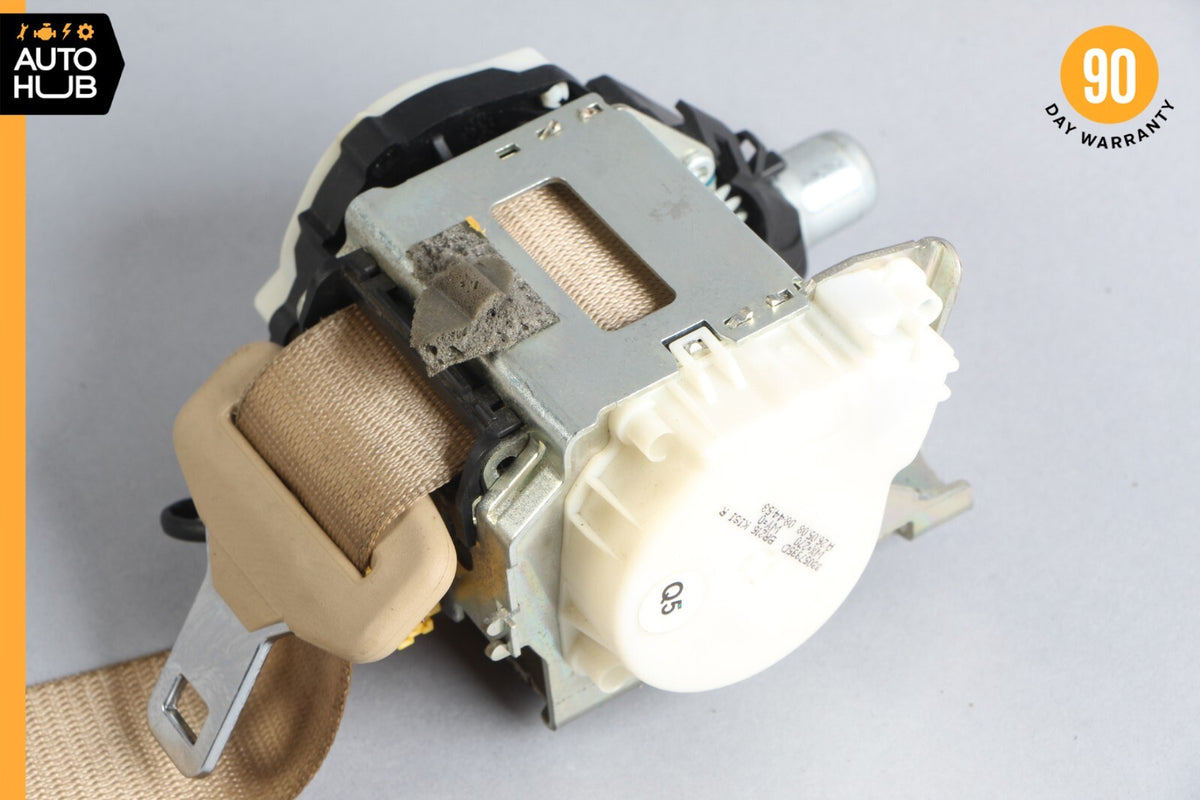 07-14 Mercedes W216 CL550 CL63 AMG Rear Right Passenger Seat Belt Beige OEM - photo 2