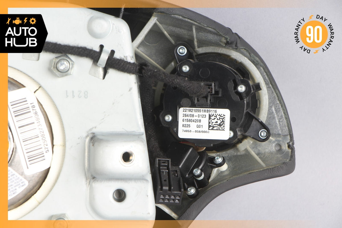 07-10 Mercedes W221 S550 CL550 S400 Steering Wheel Airbag Air Bag Black OEM - photo 9