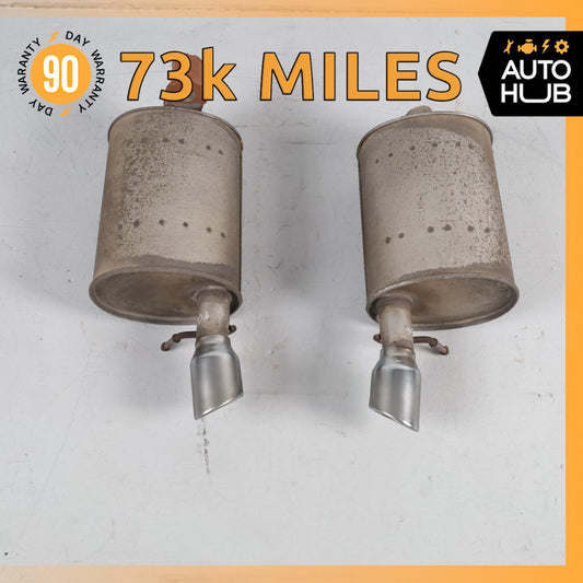 02-05 Ford Thunderbird 3.9L V8 Exhaust Mufflers Left & Right Set of 2 OEM 73k - photo 1