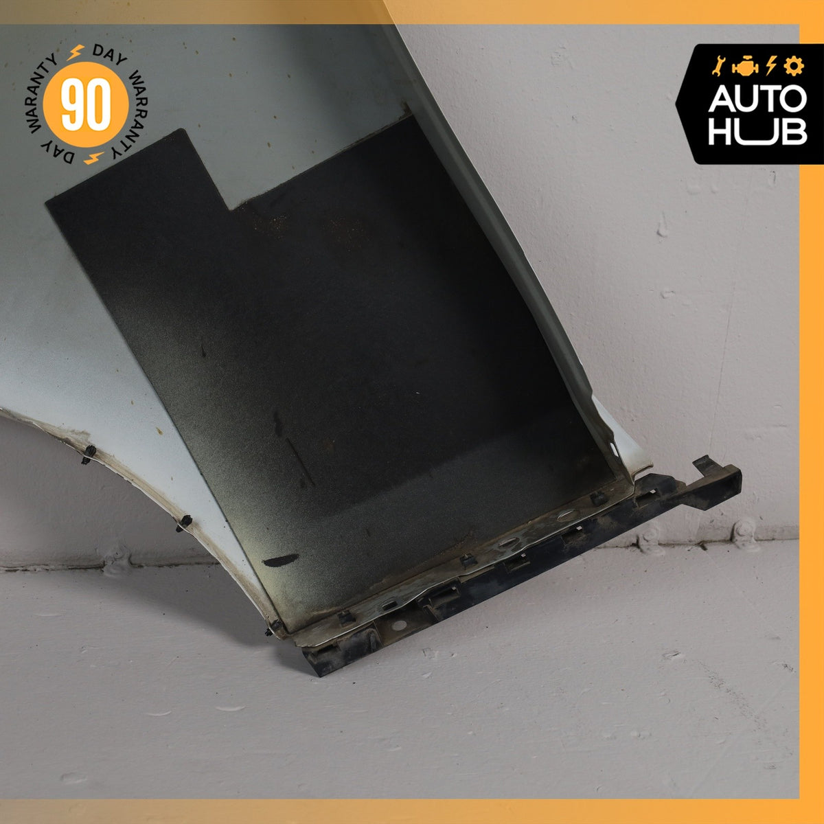 08-13 BMW E88 128i Front Right Side Fender Cover Panel White 41357133228 OEM - photo 12