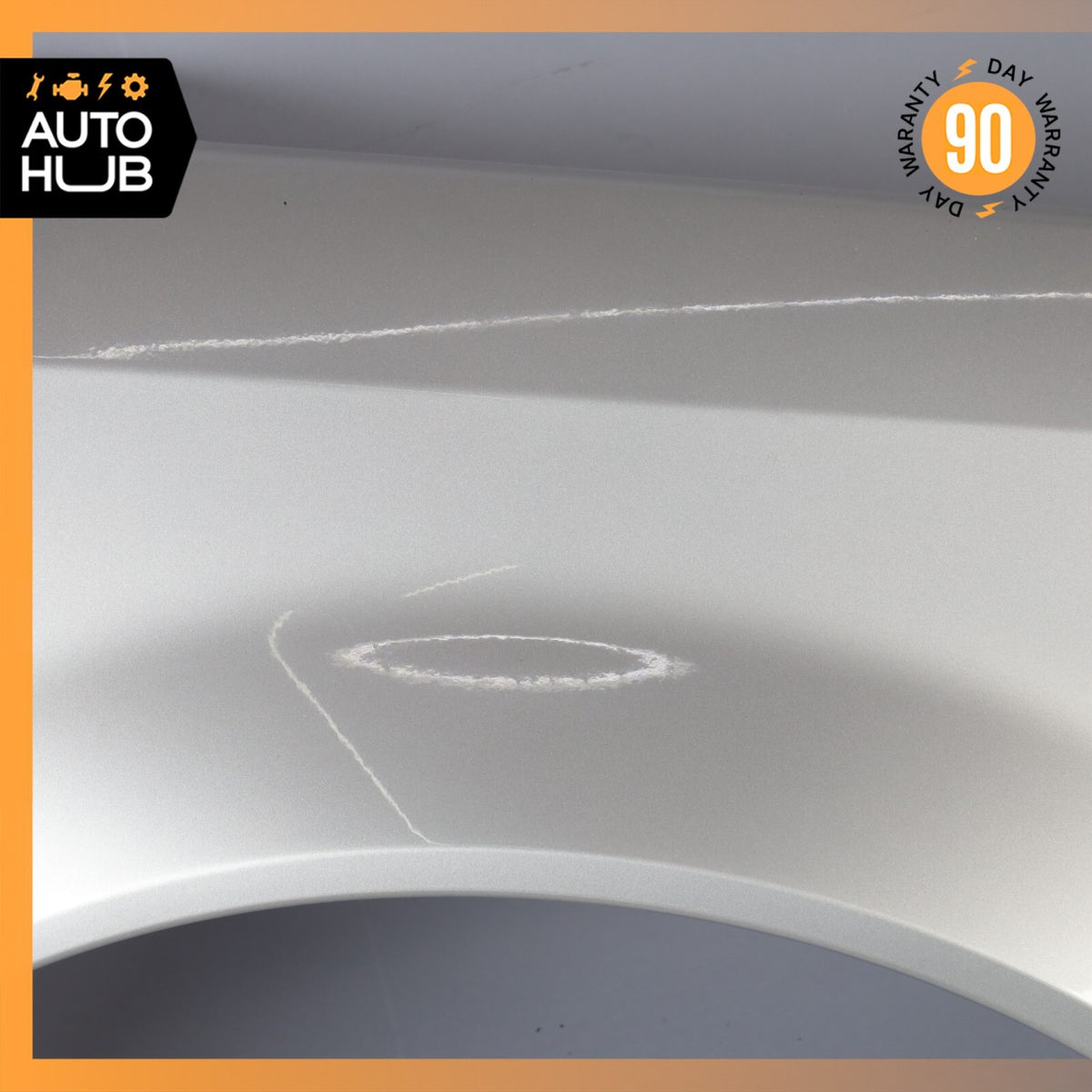 04-09 Cadillac XLR Quarter Panel Rear Left Driver Side Silver 10355380 OEM - photo 4