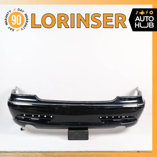 00-06 Mercedes W220 S600 S500 S55 AMG Rear Bumper Cover Black Lorinser - photo 1