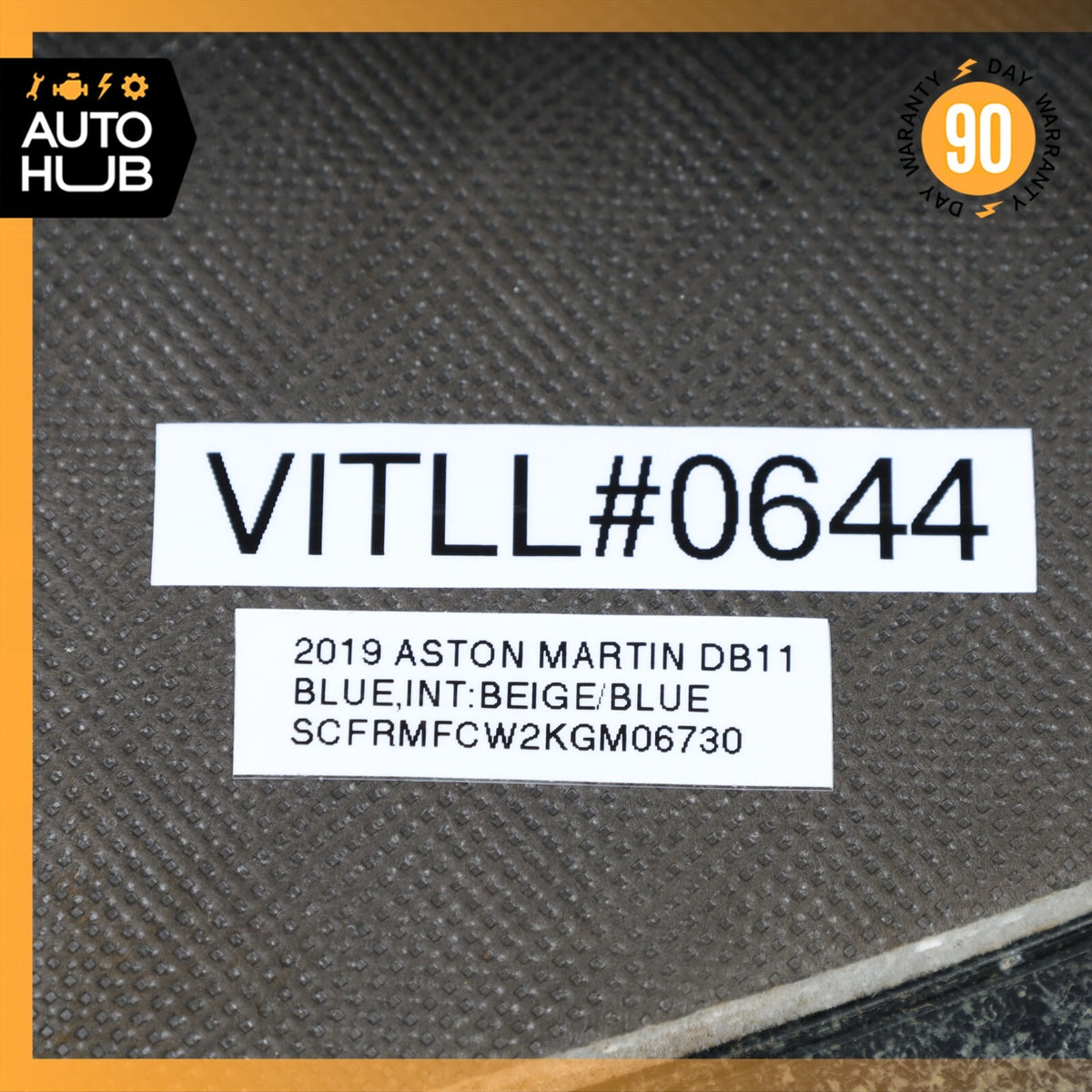 Aston Martin DB11 Volante Dashboard Dash Board Trim Panel Left Side OEM 7k - photo 12