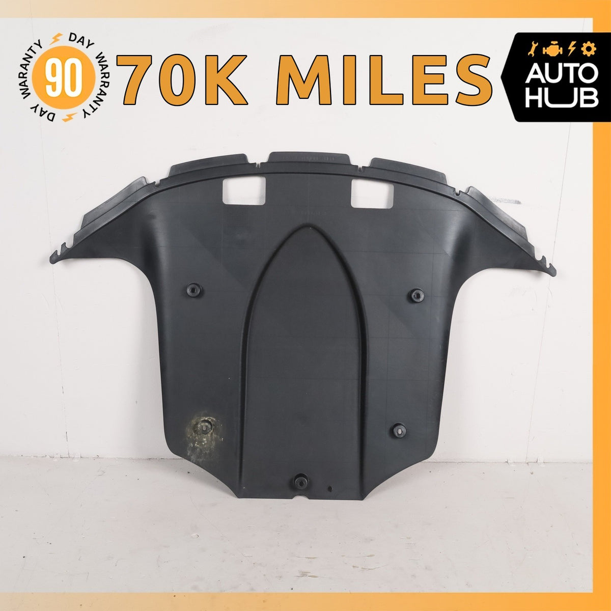 07-11 Bentley Continental GTC Speed Rear Underbody Splash Shield Cover OEM - photo 1