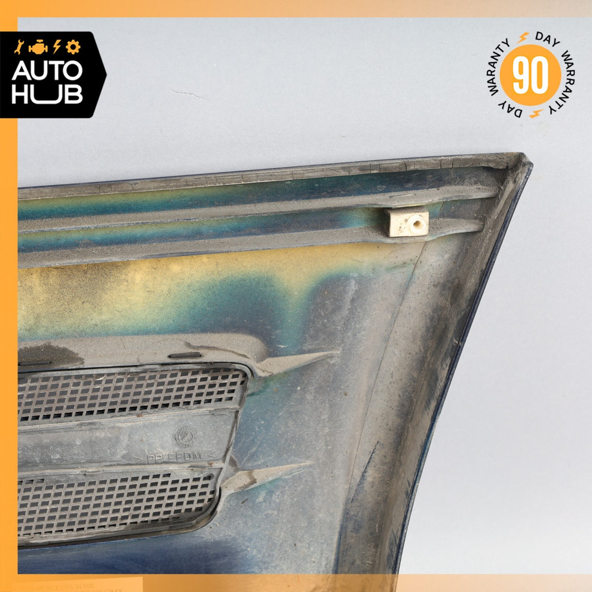 96-02 Mercedes R129 SL500 SL320 Front Left Driver Side Fender Molding Blue OEM - photo 12