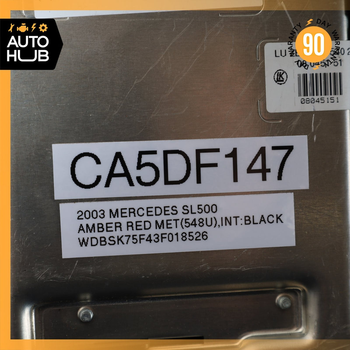 03-12 Mercedes R230 SL500 SL55 AMG Front Left SAM Fuse Box Control Module OEM - photo 12