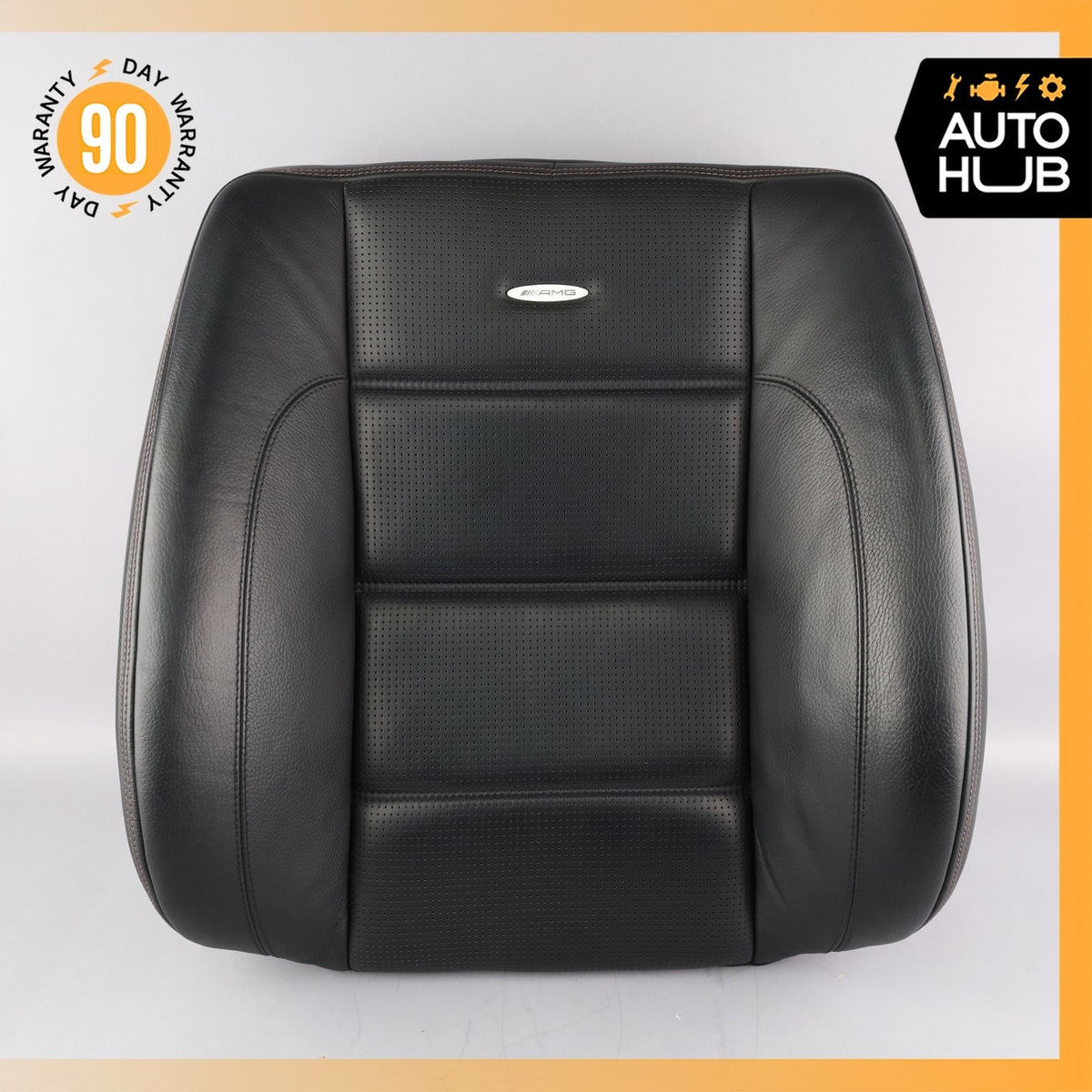 11-13 Mercedes W221 S63 AMG Front Left Driver Side Upper Seat Cushion Nappa OEM - photo 1