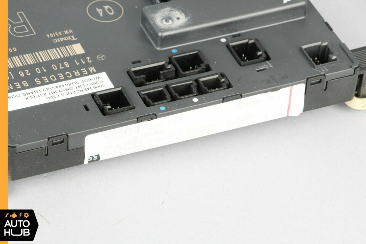 03-09 Mercedes W211 E500 E550 Front Right Passenger Door Control Module OEM - photo 6