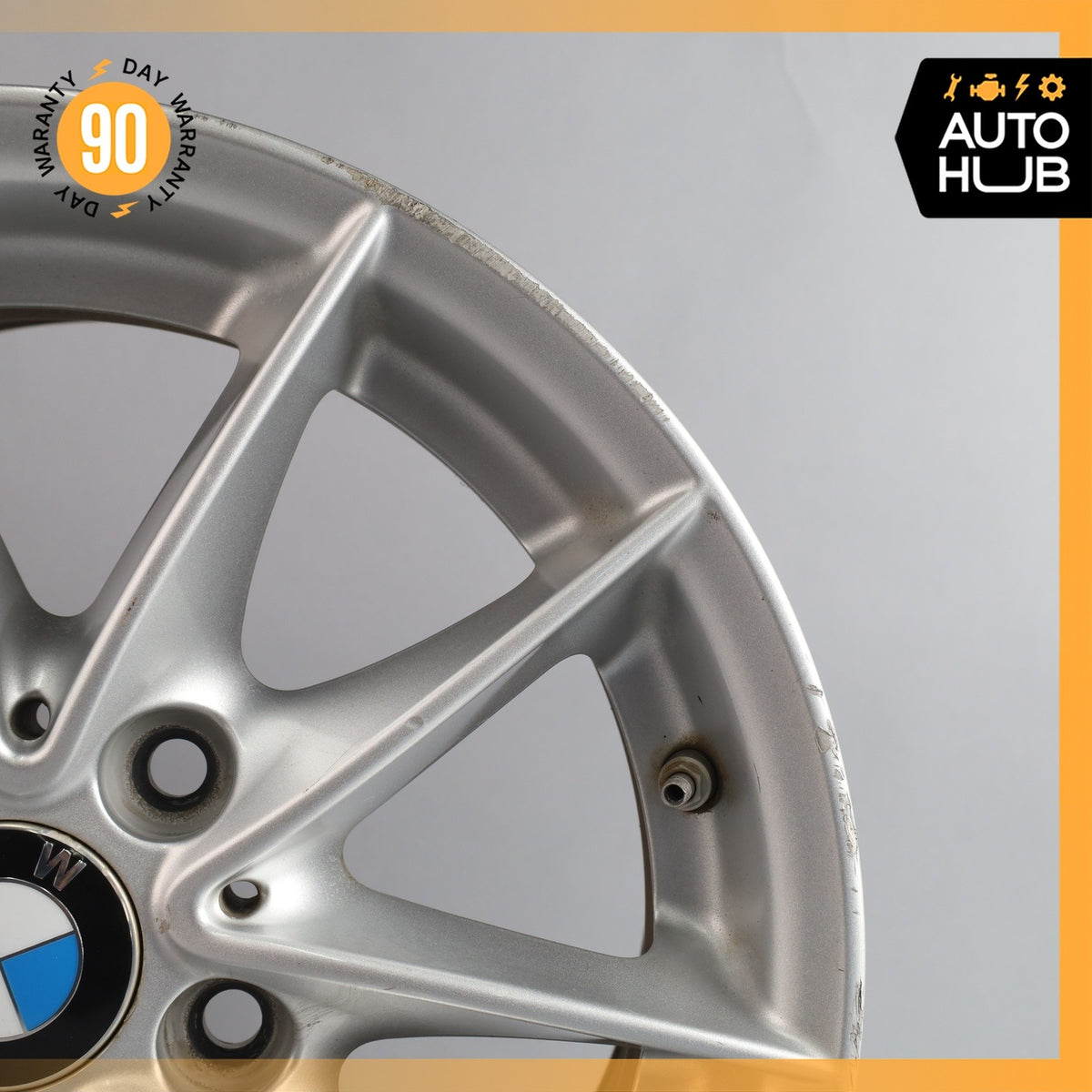 BMW E88 128i 135i 7 x 16 16" Style 360 Wheel Rim Silver 36116795207 OEM - photo 3