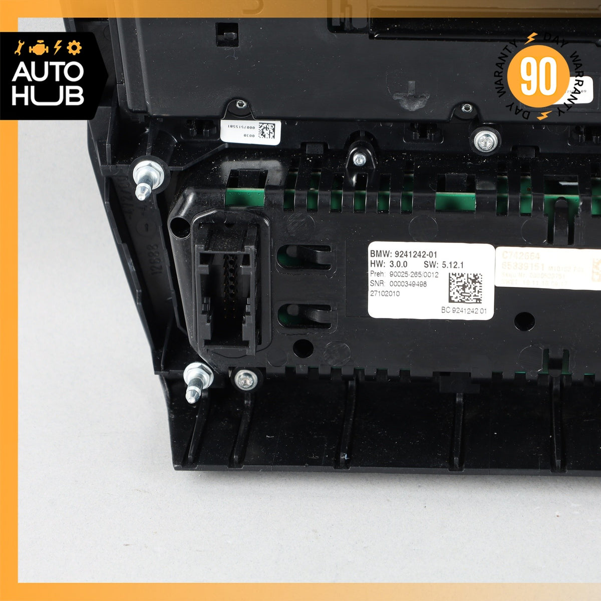 BMW F10 528i 550i AC A/C Automatic Heater Climate Control Switch OEM - photo 14