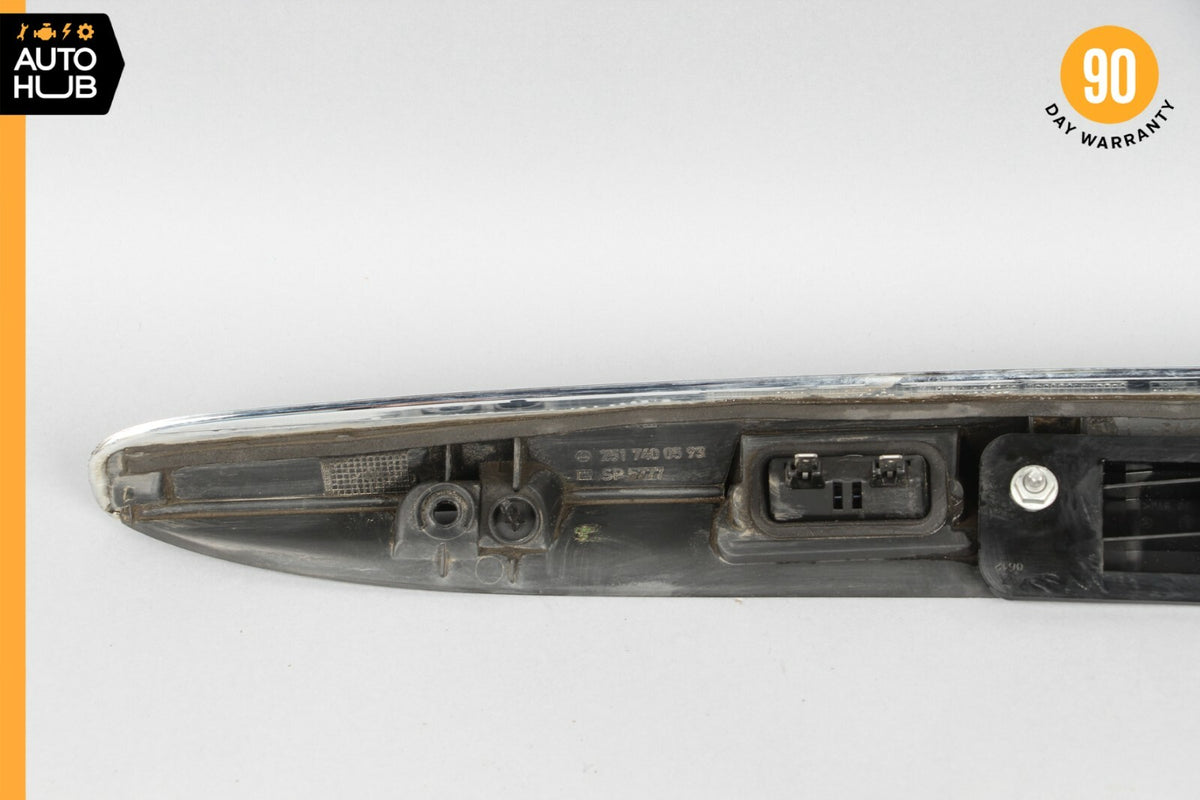 06-13 Mercedes W251 R350 R500 Rear Trunk Tailgate Handle Trim Cover Chrome OEM - photo 9