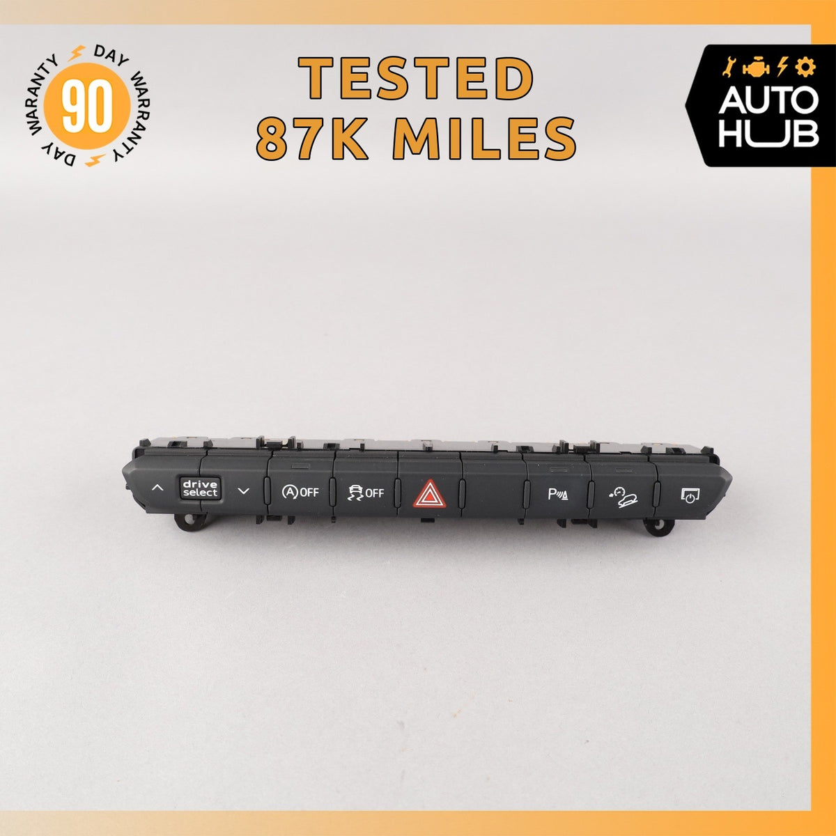 17-19 Audi 4M Q7 Dashboard Traction Hazard Parking Switch Panel OEM 87k - photo 1