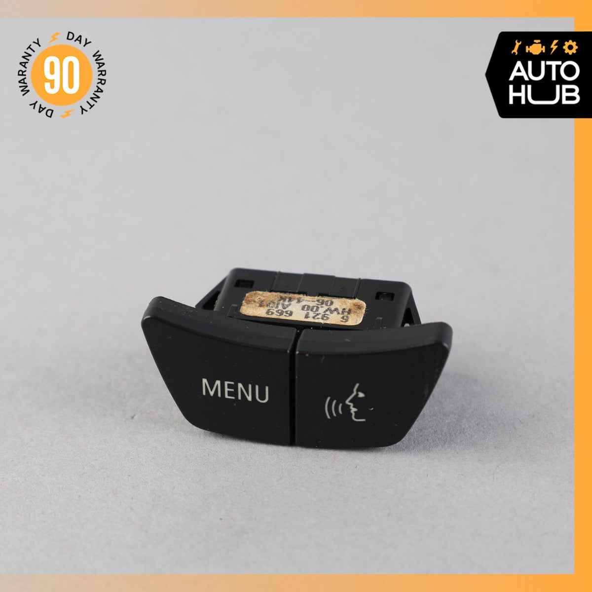 04-10 BMW E64 650i 645Ci 550i Center Console Voice Menu Control Switch OEM - photo 1