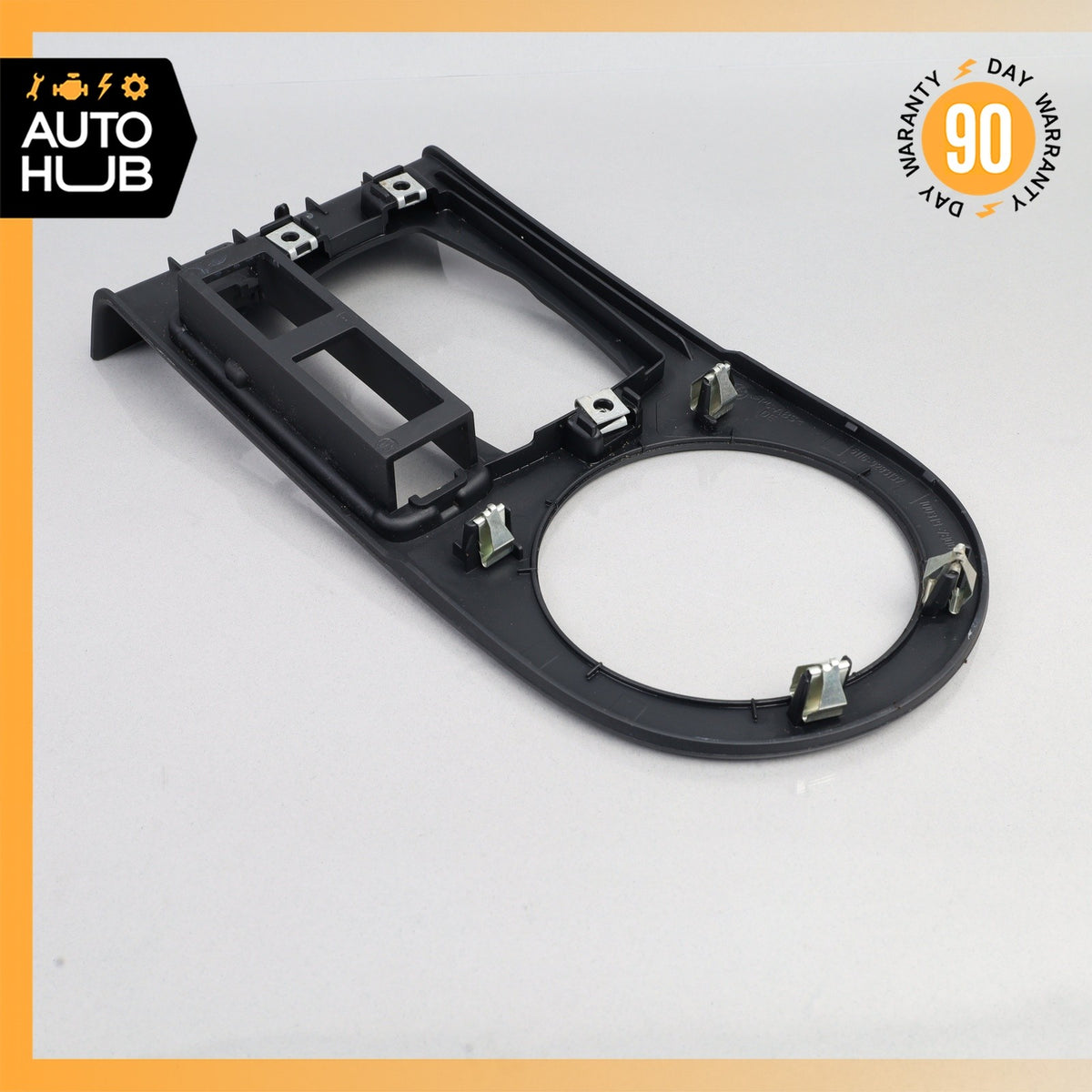 BMW i3 I01 Hybrid Front Center Console Shifter Cover Panel Bezel Trim Black OEM - photo 6