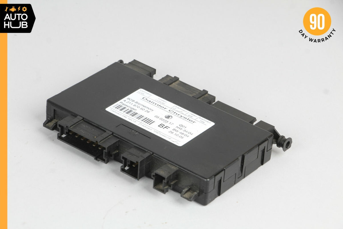 03-11 Mercedes W219 CLS500 E350 Front Right Seat Control Module 2118705026 OEM - photo 1