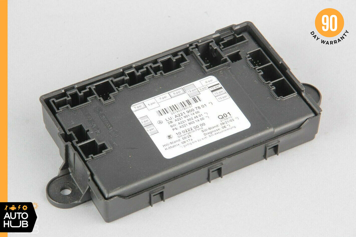 07-13 Mercedes W221 S450 S550 Door Control Module Rear Left Or Right Side OEM - photo 1