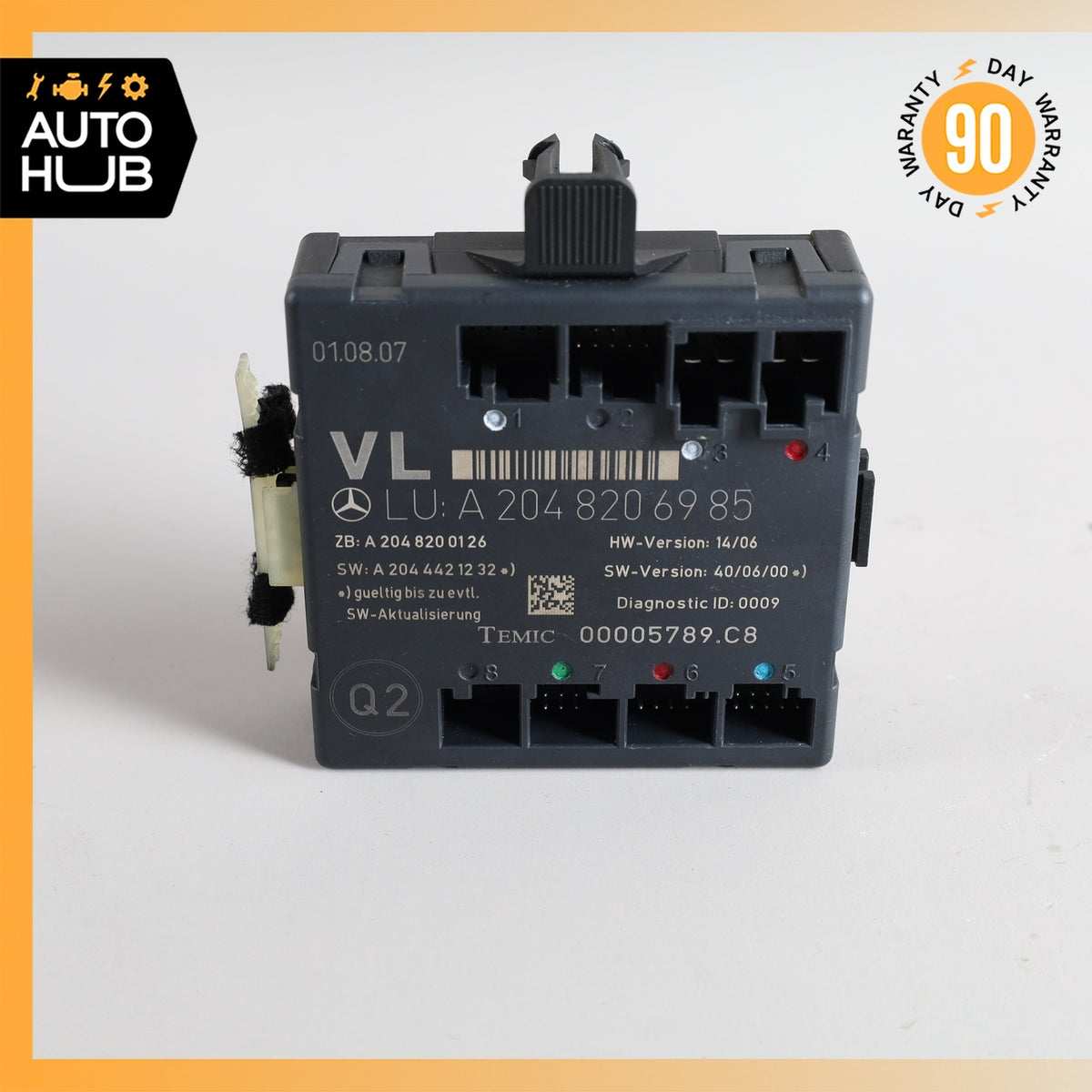 08-18 Mercedes W204 C300 E400 CLS550 Front Left Side Door Control Module OEM - photo 4
