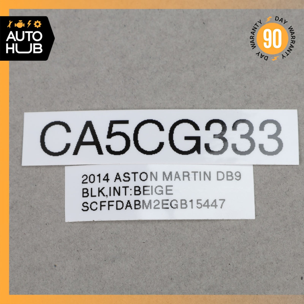 10-19 Aston Martin DB9 Rapide Right Seat Weight Sensor Control Module OEM 22k - photo 10