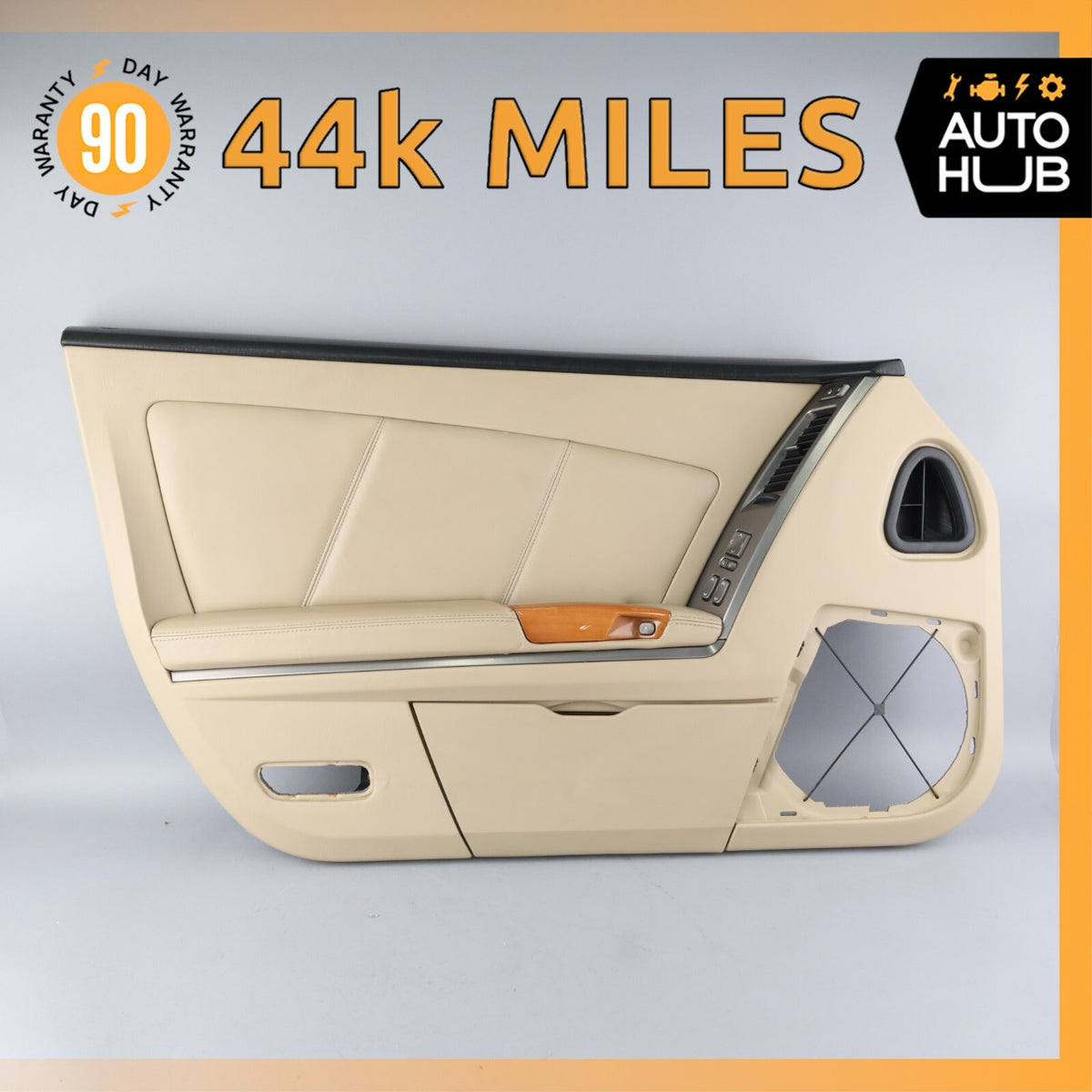 07-09 Cadillac XLR Left Driver Side Interior Door Panel Beige OEM 44k - photo 1