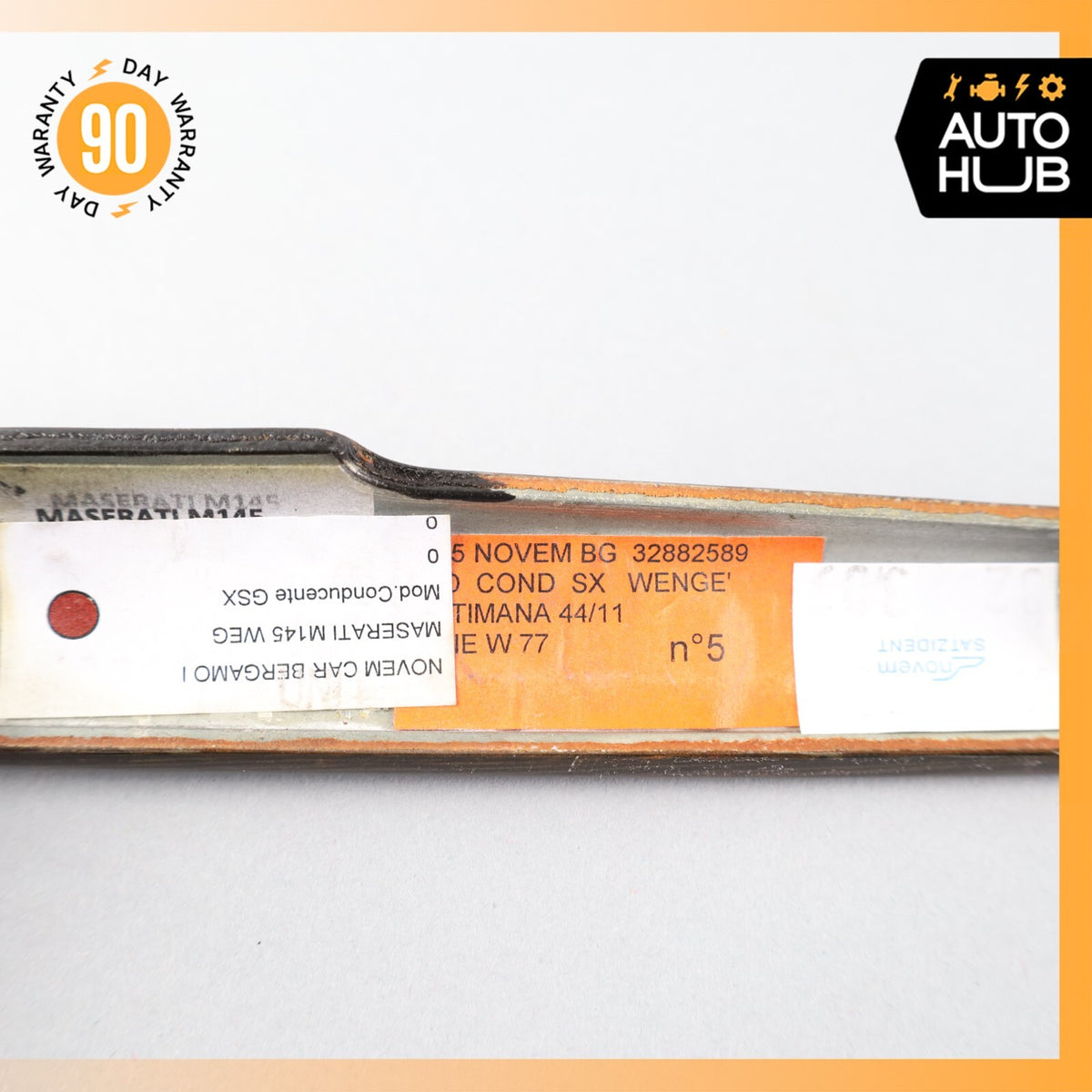08-19 Maserati Granturismo M145 Left Side Dashboard Dash Trim Molding Wood OEM - photo 9