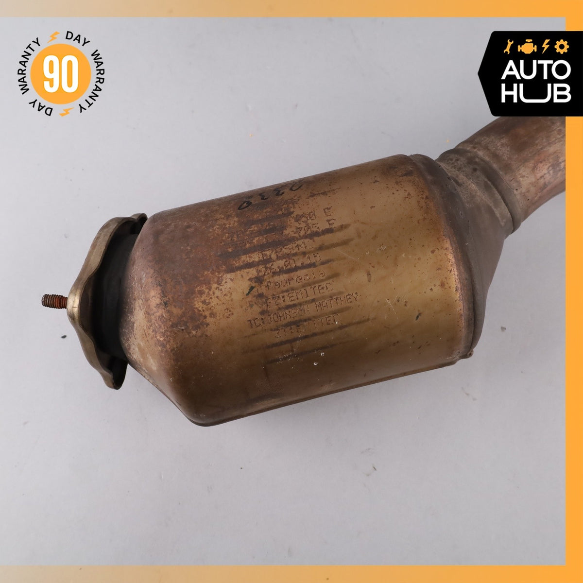Porsche Cayenne 958 Turbo S Rear Engine Exhaust Downpipe Set OEM - photo 16