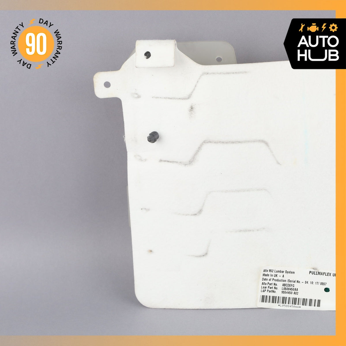 17-19 Alfa Romeo 952 Giulia Front Seat Lumbar Support Bolster OEM 73k - photo 7