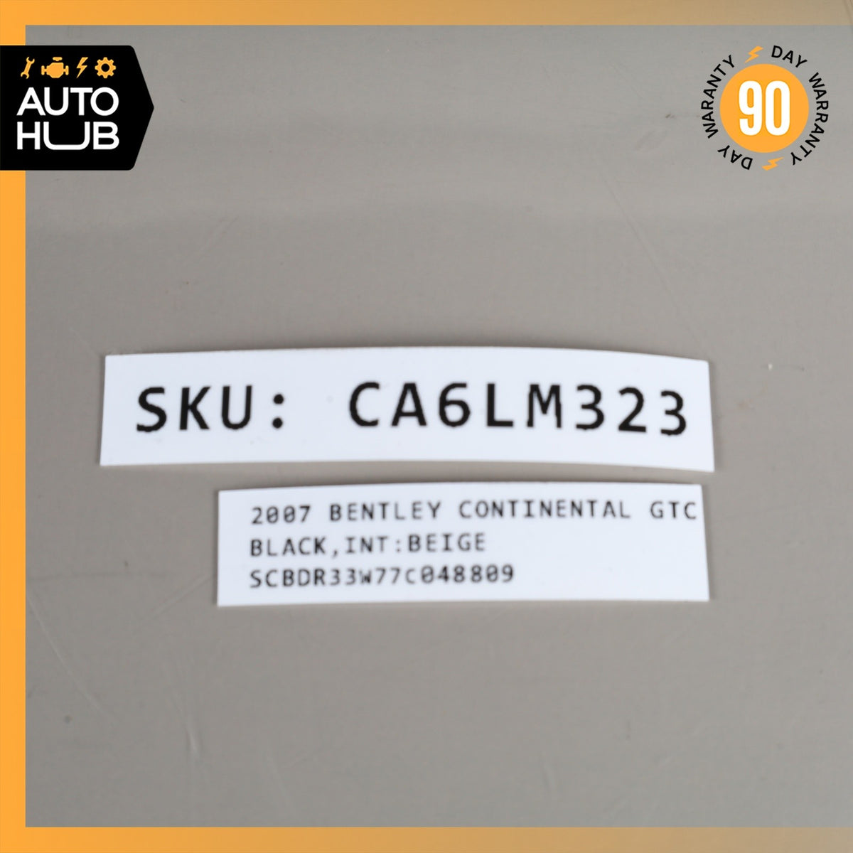 03-13 Bentley Continental GTC GT Battery Discharge Relay Module OEM 40k - photo 13