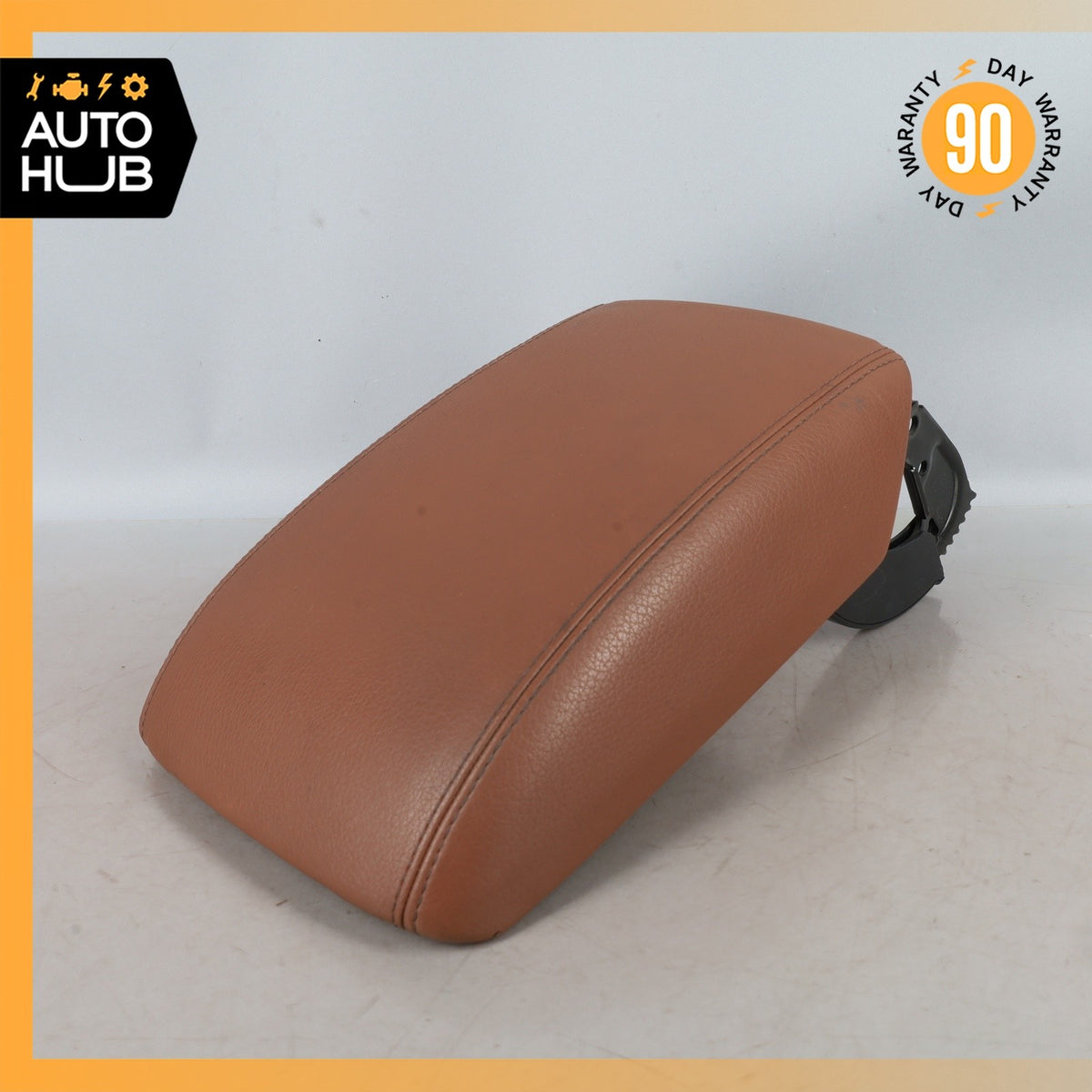 09-17 Audi 8R Q5 Front Center Console Armrest Arm Rest Brown OEM - photo 4