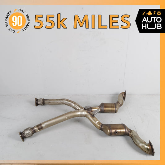 13-18 Bentley Continental GTC GT 4.0L V8 Exhaust Downpipe Set 3W0131705E OEM 55k - photo 1