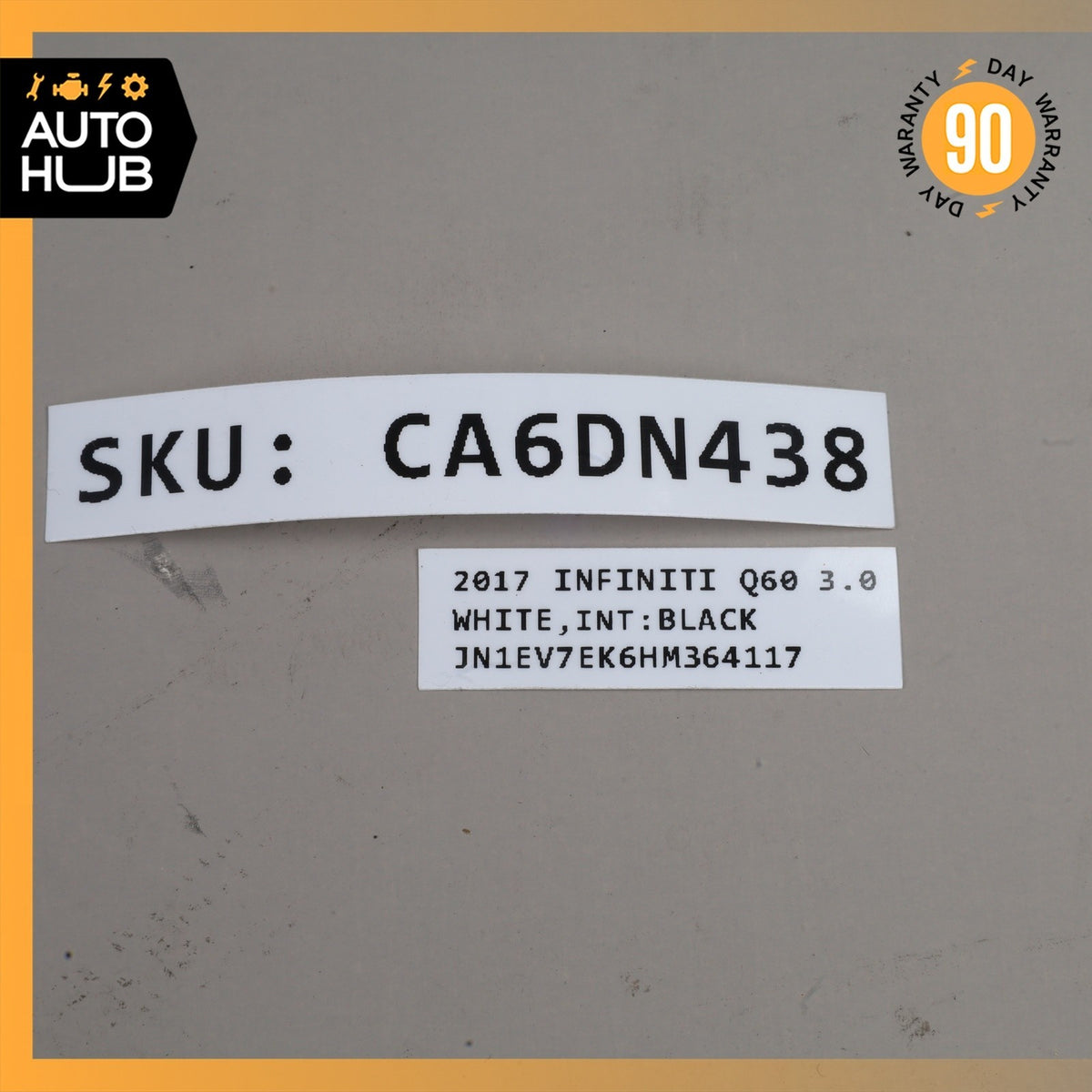 17-22 Infiniti Q60 Front Left Illuminated Door Step Sill Panel OEM 71k - photo 16