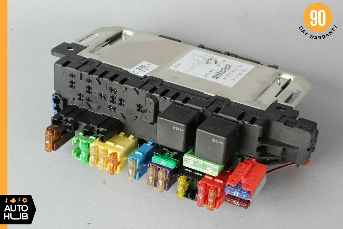 03-12 Mercedes R230 SL550 SL500 SL55 AMG Rear SAM Fuse Box Relay Module OEM - photo 2