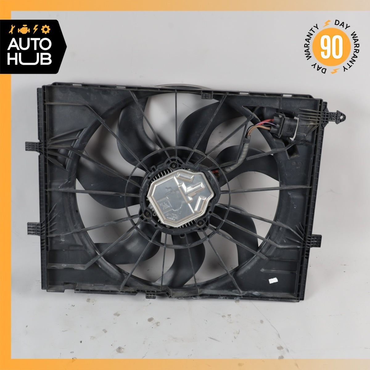 17-22 Mercedes W213 E300 CLS450 Engine Radiator Cooling Fan Motor Assembly OEM - photo 2
