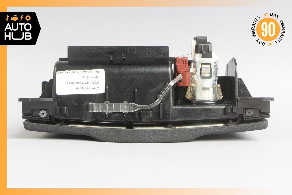 07-09 Mercedes W221 S550 S450 Ash Tray Ashtray Lighter Trim Black OEM - photo 8
