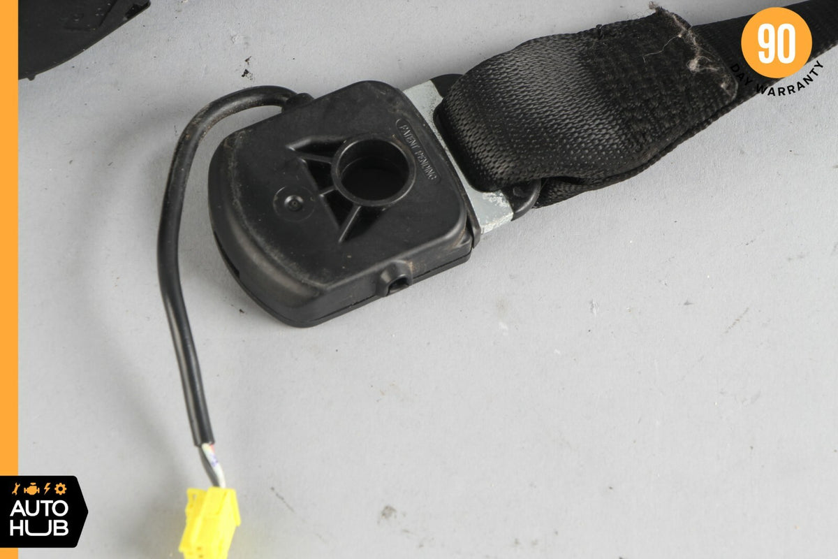 07-10 Mercedes W216 CL550 CL63 AMG Front Right Passenger Seat Belt Black OEM - photo 2