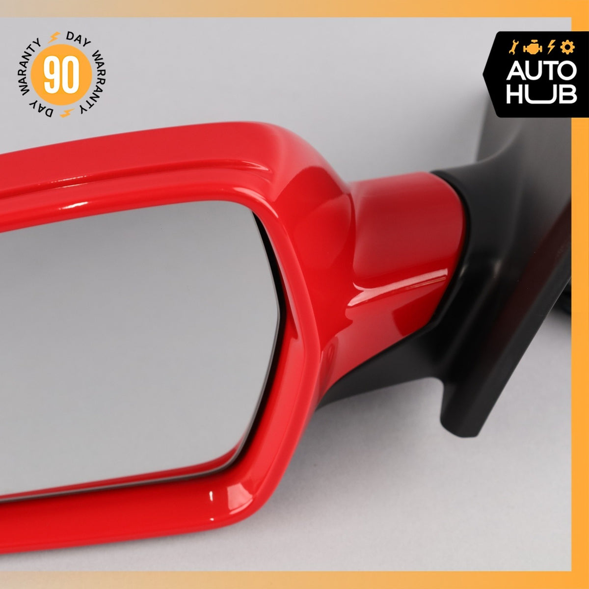 10-12 Audi B8 A5 S5 Left Driver Side Rear View Door Mirror Red OEM - photo 4
