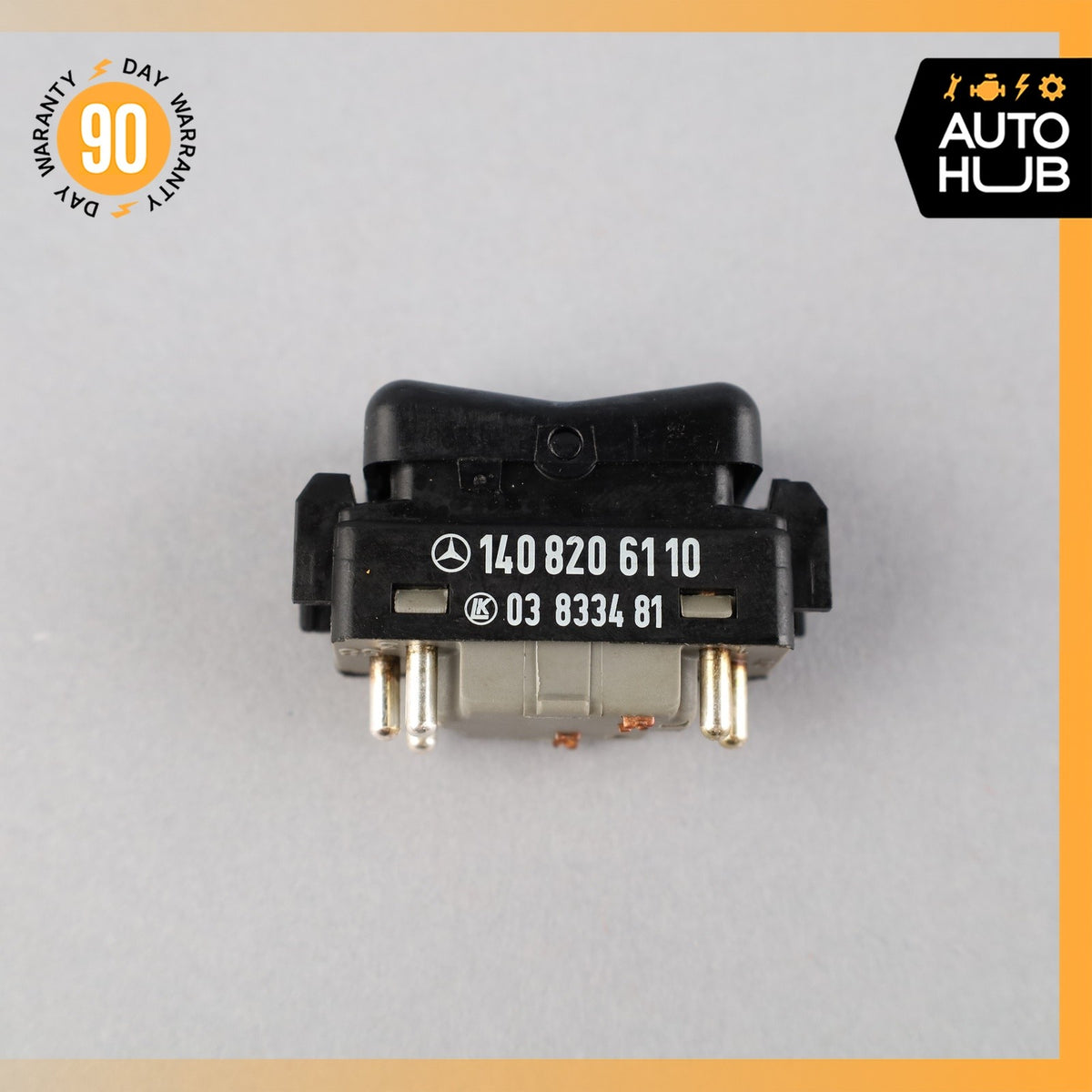 92-99 Mercedes W140 CL600 S500 S600 Rear Window Roller Blind Switch OEM 63k - photo 8