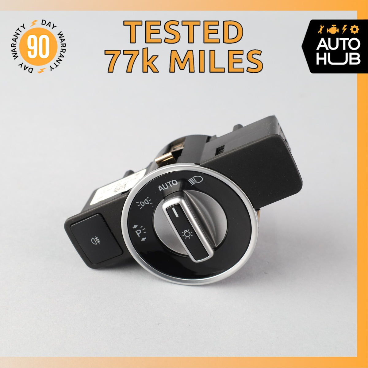 Mercedes W212 E350 SLK350 Headlight Fog Light Switch Control Module OEM 77k - photo 1