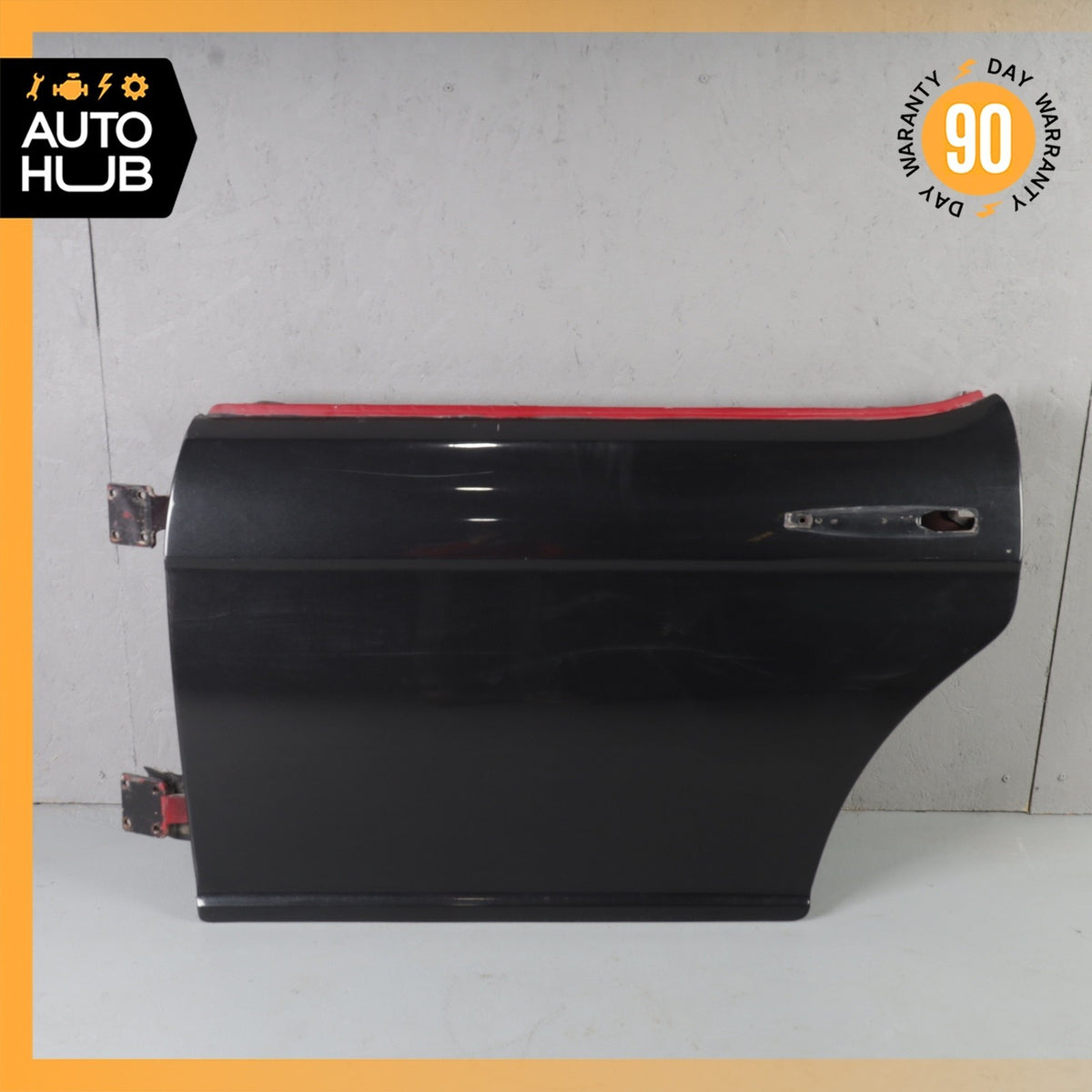 83-91 Bentley Eight / RR Silver Spirit Rear Left Side Door Shell Black OEM 56k - photo 2